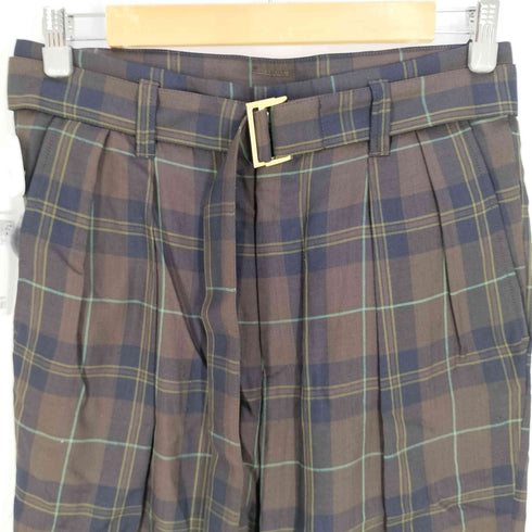 クルニ CULLNI 別注 TAPERED SLACKS CHECK テーパード スラックス チェック メンズ JPN:S
