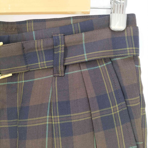 クルニ CULLNI 別注 TAPERED SLACKS CHECK テーパード スラックス チェック メンズ JPN:S