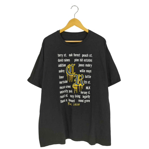 フロントプリント クルーネックTシャツ メンズ