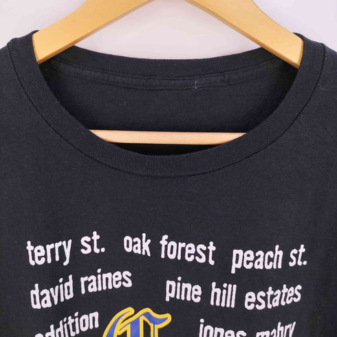 フロントプリント クルーネックTシャツ メンズ