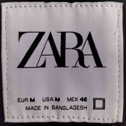 ザラ ZARA 中綿 切替 ブルゾンジャケット メンズ import:M