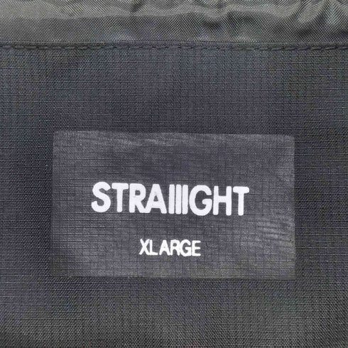 ストレイト STRAIIIGHT TEX-LOGO ANORAK JACKET BLACK メンズ JPN:XL