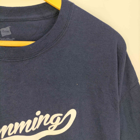 ヘインズ Hanes USA Swimming プリント クルーネックTシャツ メンズ import:XL