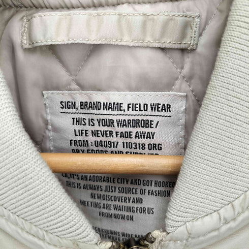 ロデオクラウンズワイドボウル RCWB/RODEO CROWNS WIDE BOWL VINTAGE WASH MA-1 レディース JPN:M