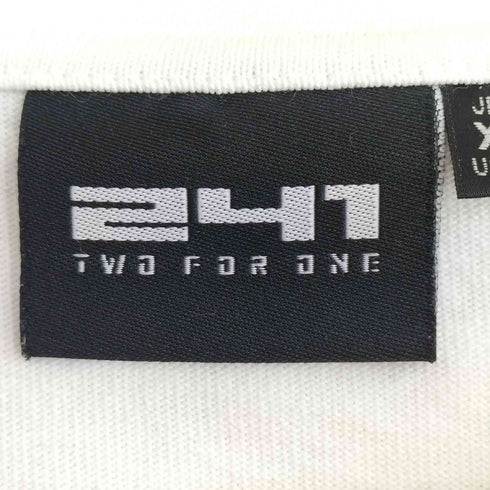 AREA241 ブラッシュドレタリングショートスリーブTシャツ メンズ JPN:XL