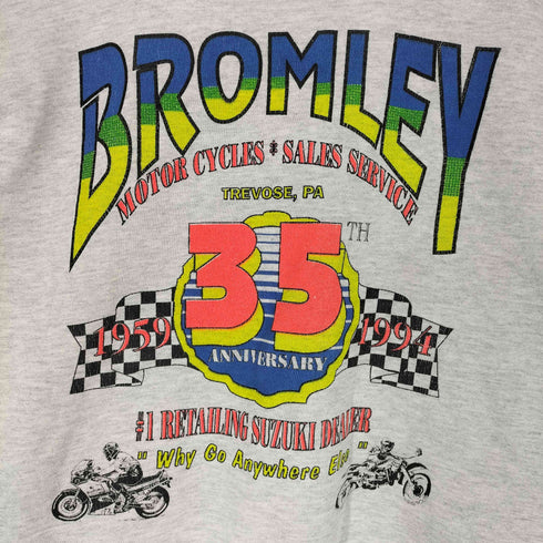 ジャージーズ JERZEES 90s USA製 両面ラバープリントスウェット メンズ JPN:XL