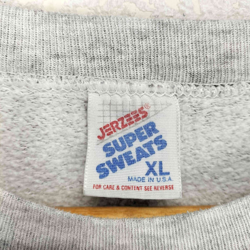 ジャージーズ JERZEES 90s USA製 両面ラバープリントスウェット メンズ JPN:XL