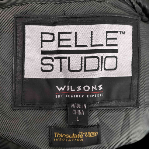 ウィルソン Wilson ライナー付き THINSULATE リアルレザージャケット メンズ JPN:L
