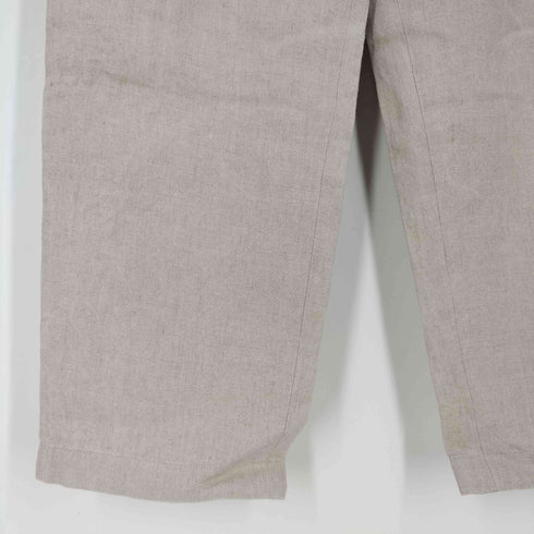 モリスアンドサンズ MORRIS & SONS リネン ベルテッド テーパードパンツ レディース JPN:1