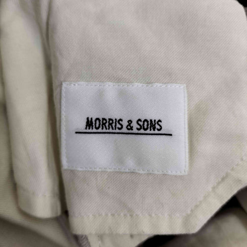 モリスアンドサンズ MORRIS & SONS リネン ベルテッド テーパードパンツ レディース JPN:1