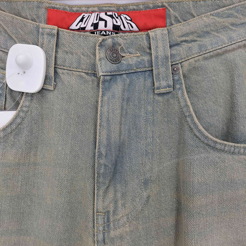 ジェイディッドロンドン JADED LONDON LOW RISE COLOSSUS FIT JEANS バギーデニム レディース W25