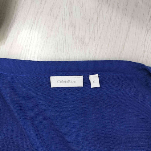 カルバンクライン CALVIN KLEIN コットン100 カーディガン メンズ import:XL