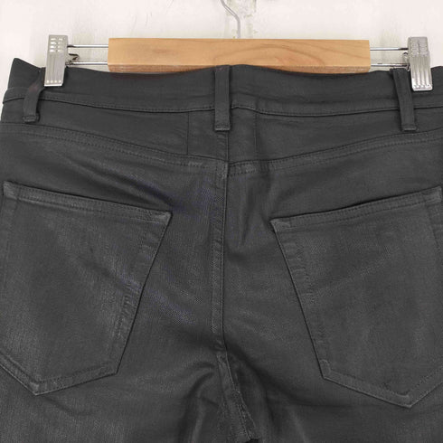 サンローランパリ SAINT LAURENT PARIS 15SS エディ期 ブラックスキニーデニムパンツ コーティング メンズ M
