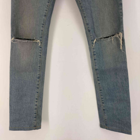 サンローランパリ SAINT LAURENT PARIS エディ期 ニークラッシュ ダメージ加工 デニムパンツ メンズ 28
