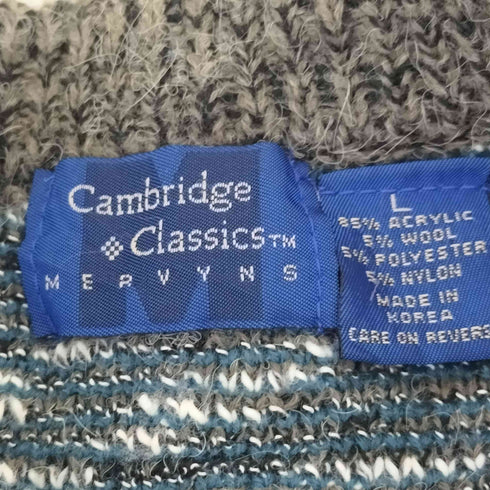 cambridge classics 90s 総柄クルーネックニット メンズ import:L
