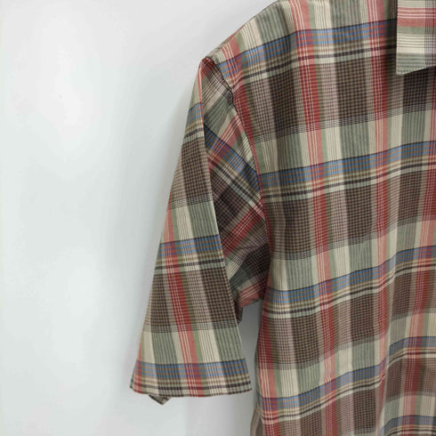 バーバリーズ BURBERRYS 80-90s 白タグ S/S タータンチェック シャツ レディース