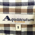 アクアスキュータム AQUASCUTUM チェック柄 半袖 ボタンダウンシャツ メンズ import:S