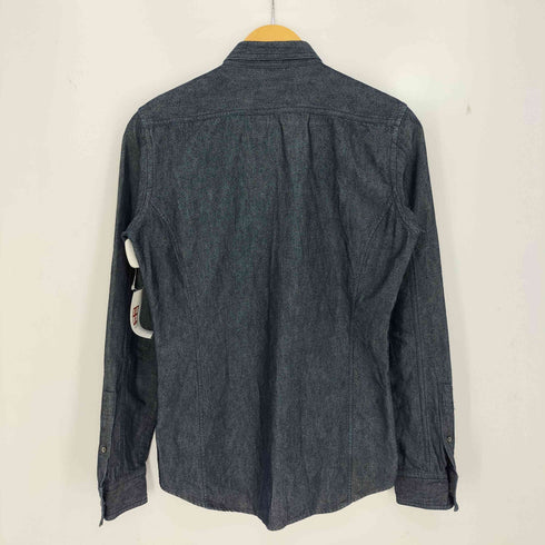 ゴーサンゴーイチプールオム 5351 POUR LES HOMMES C/Si ムラ糸 デニムピンタックシャツ メンズ JPN:1