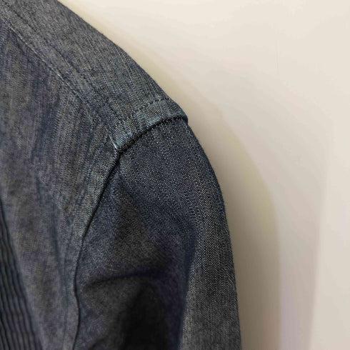ゴーサンゴーイチプールオム 5351 POUR LES HOMMES C/Si ムラ糸 デニムピンタックシャツ メンズ JPN:1