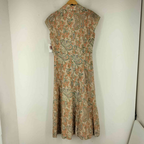 ローラアシュレイ LAURA ASHLEY ペイズリーノースリーブワンピース レディース 11