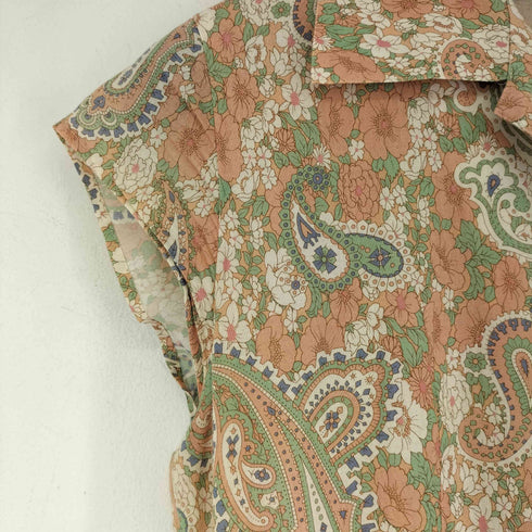 ローラアシュレイ LAURA ASHLEY ペイズリーノースリーブワンピース レディース 11