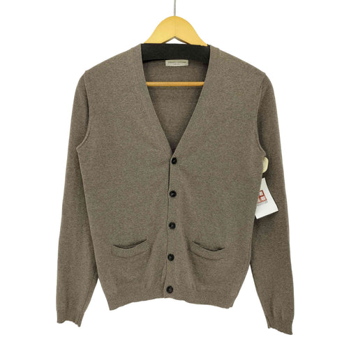 ロベルトコリーナ ROBERTO COLLINA ウール エルボーパッチ カーディガン メンズ EUR:46