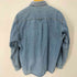 バナナリパブリック BANANA REPUBLIC 80-90s トラベルタグ ワンポケットL/Sデニムシャツ メンズ import:M