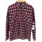 フルーツオブザルーム FRUIT OF THE LOOM 80s ダブルポケットチェックネルシャツ 襟芯 メンズ import:M