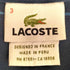 ラコステ LACOSTE 90s ペルー製 鹿の子 ボーダーポロシャツ メンズ 3
