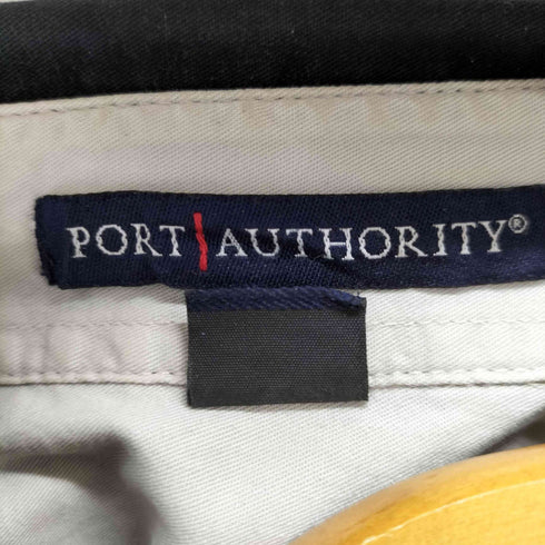 ポートオーソリティ Port Authority 企業ロゴ刺繍 ボタンダウンL/Sシャツ メンズ import:XL
