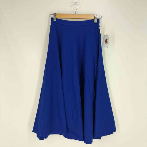 ユナイテッドアローズ UNITED ARROWS UWSC W/N ウール ナイロン フレア スカート レディース 36