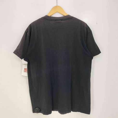 3D EMBLEM 90s USA製 バイク Tシャツ 袖&裾シングル メンズ import:L