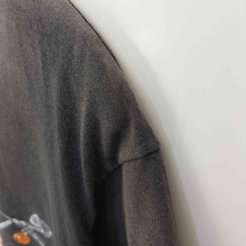 3D EMBLEM 90s USA製 バイク Tシャツ 袖&裾シングル メンズ import:L