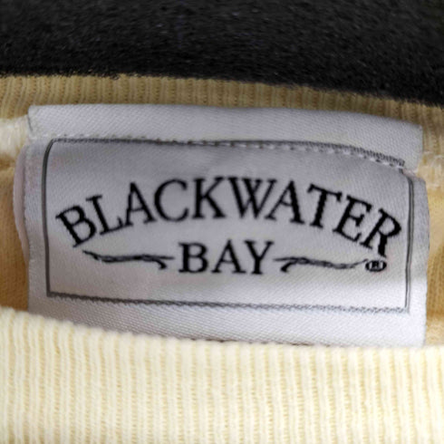 BLACKWATER BAY 刺繍デザインスウェットプルオーバー メンズ import:M