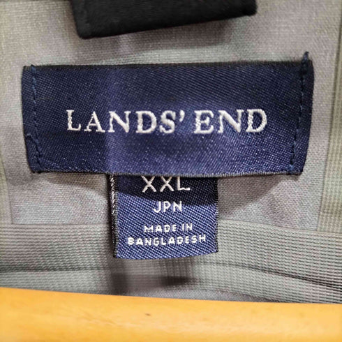 ランズエンド LANDS END スタンドカラーナイロンコート メンズ import:XXL