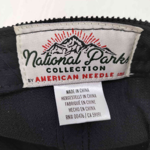 アメリカンニードル American Needle National Parks COLLECTION バックスナップ刺繍コーデュロイキャップ メンズ