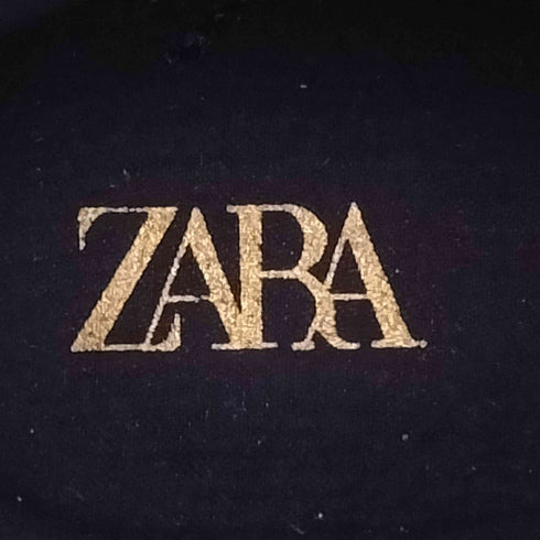 ザラ ZARA エナメルレザータッチ チェルシー ショートブーツ レディース EUR:38