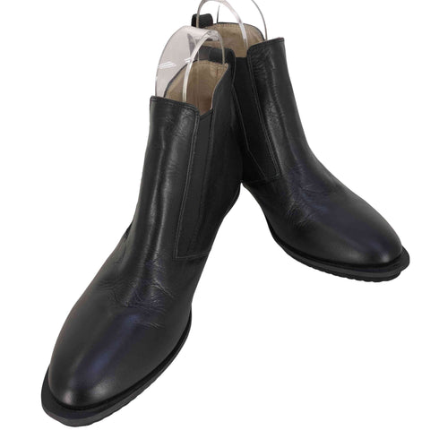 イッセイミヤケ ISSEY MIYAKE UNITE BOOTS デザインヒール レザー サイドゴア ブーツ レディース 25cm