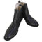 イッセイミヤケ ISSEY MIYAKE UNITE BOOTS デザインヒール レザー サイドゴア ブーツ レディース 25cm