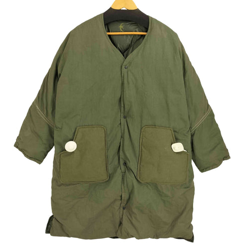 SLOW HANDS recycle tent down coat インド軍 リサイクルテント ダウンコート メンズ S