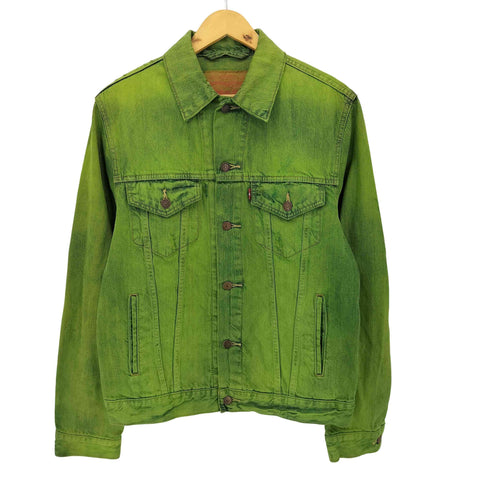 リーバイス Levis 後染め overdye加工 デニムトラッカージャケット メンズ JPN:M
