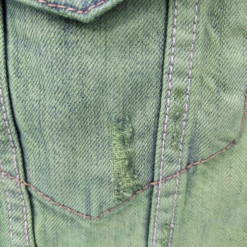 リーバイス Levis 後染め overdye加工 デニムトラッカージャケット メンズ JPN:M