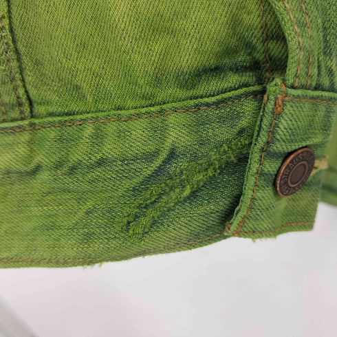 リーバイス Levis 後染め overdye加工 デニムトラッカージャケット メンズ JPN:M
