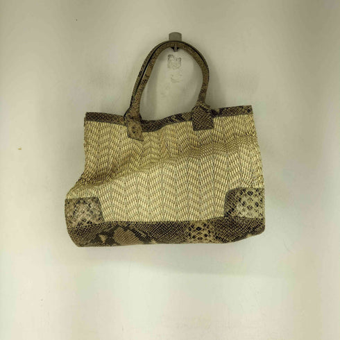 トリーバーチ TORY BURCH パイソン柄 トートバッグ レディース