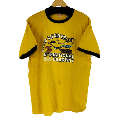 チェスウィック Cheswick MADE IN USA キャラクタープリント S/S リンガーTシャツ メンズ JPN:XL