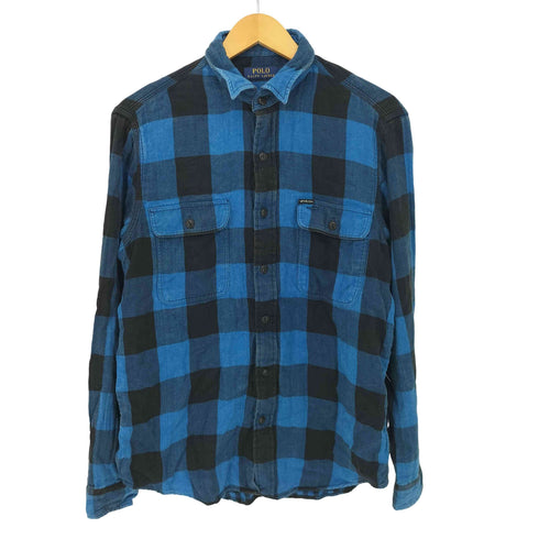 ポロラルフローレン POLO RALPH LAUREN ブロックチェックシャツ ガチャポケ メンズ import:M