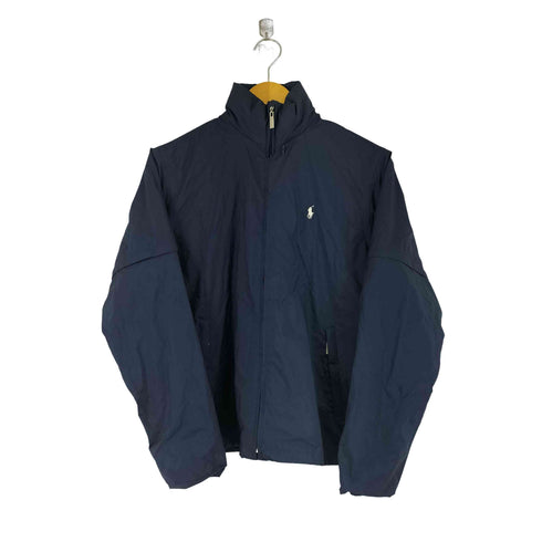 ラルフローレン RALPH LAUREN ナイガイ製 フード収納 ジップアップブルゾン レディース 9