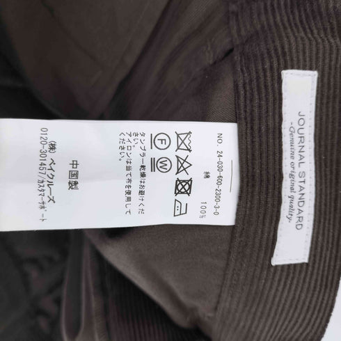 ジャーナルスタンダード JOURNAL STANDARD 24AW 11W コーデュロイ ベルテッドパンツ メンズ JPN:M