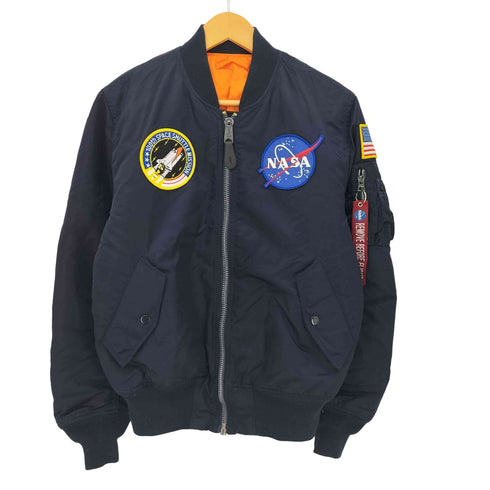 アルファインダストリーズ ALPHA INDUSTRIES NASA MA-1 メンズ import:S