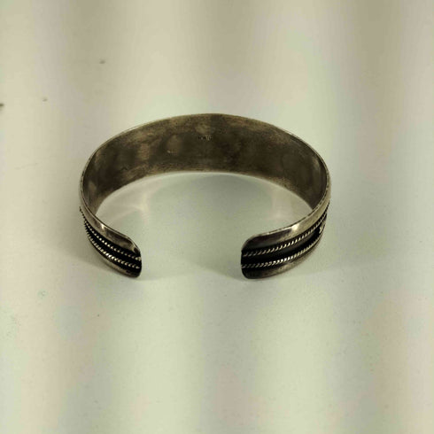 ナバホ NAVAJO STERLING ターコイズバングル メンズ